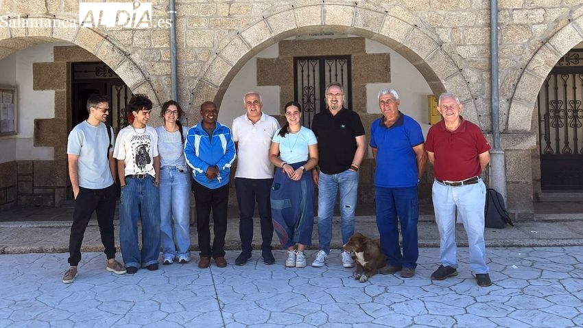 Barruecopardo da la bienvenida a los alumnos de Bellas Artes de la Usal becados con los Premios San Marcos