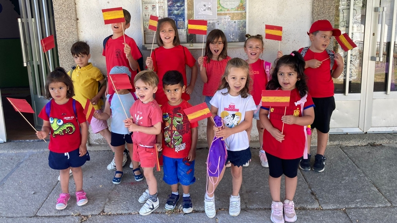 Los más pequeños de Villavieja animan a la Selección