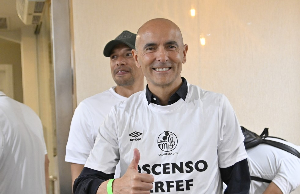 Nandi: En el contrato tengo secretario técnico y por encima está Rafa Dueñas en cuanto a la supervisión del tema deportivo del Salamanca UDS