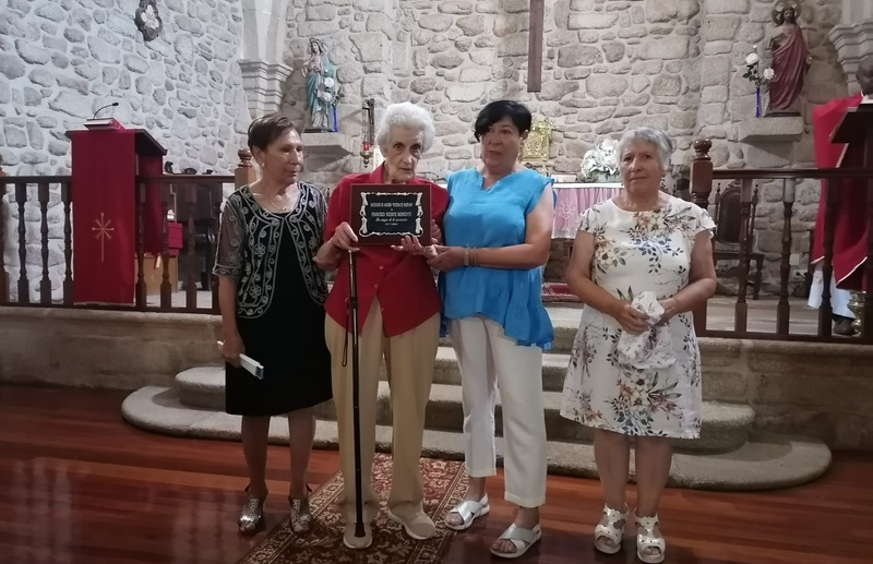 La Asociación de Mayores de Saldeana celebra con Santiago Apóstol el Día del Socio 