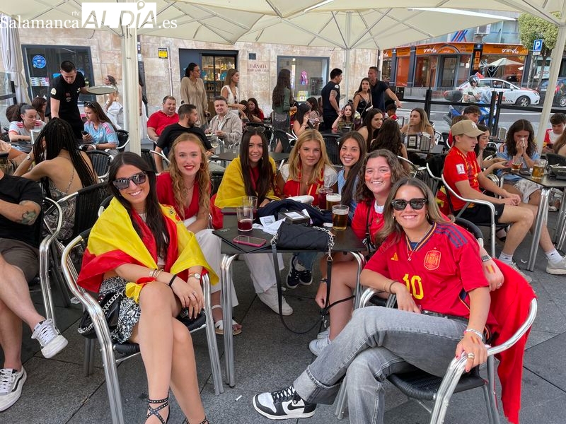 Salamanca apoya a La Roja en la semifinal contra Francia