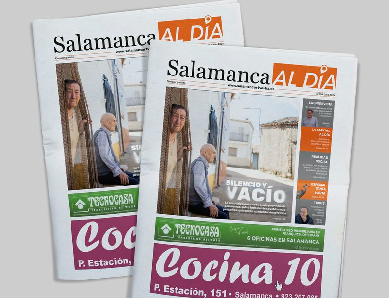 Ya está en la calle el periódico de papel SALAMANCA AL DÍA del mes de julio 