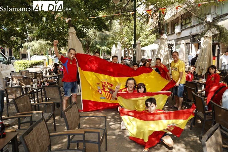 Salamanca se vuelca con La Roja en el partido de Cuartos de Final