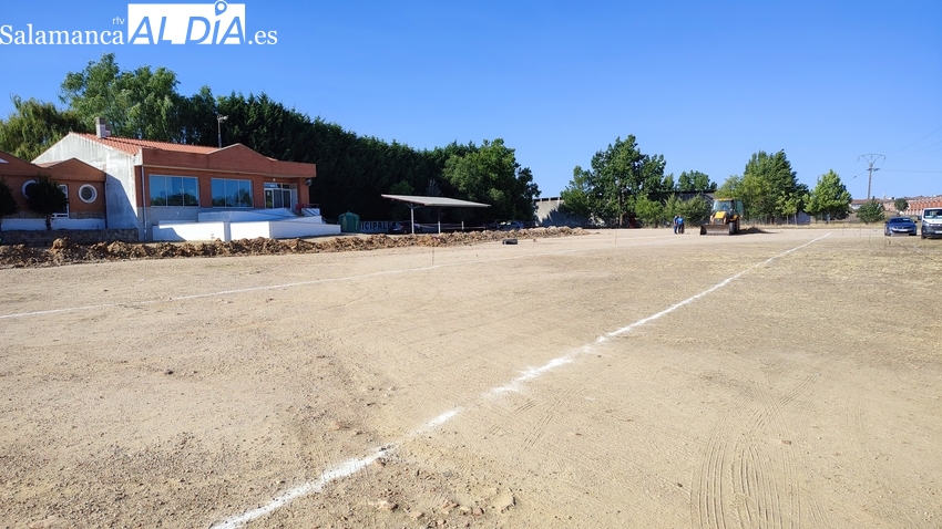 Comienzan las obras del parking de autocaravanas en Vitigudino