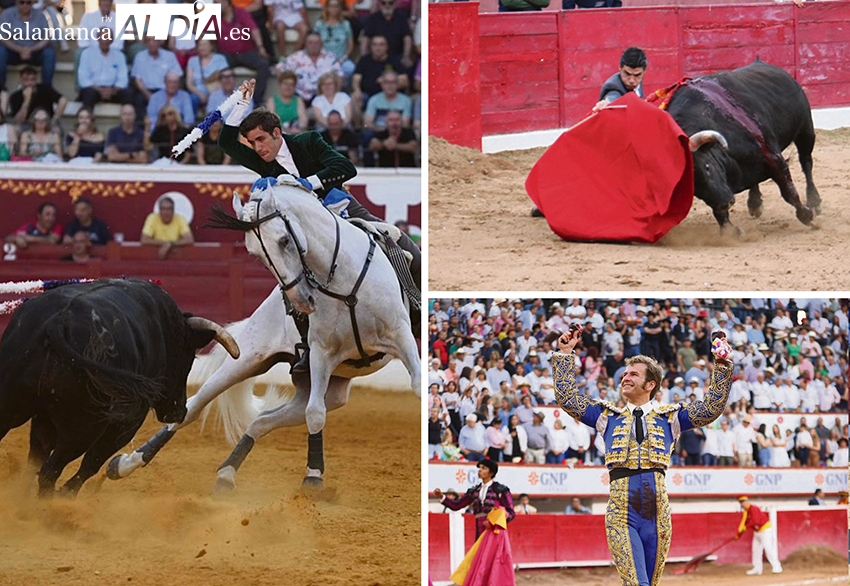 Guillermo Hermoso, Pablo Aguado y Octavio García El Payo, cartel del 16 de agosto en Vitigudino