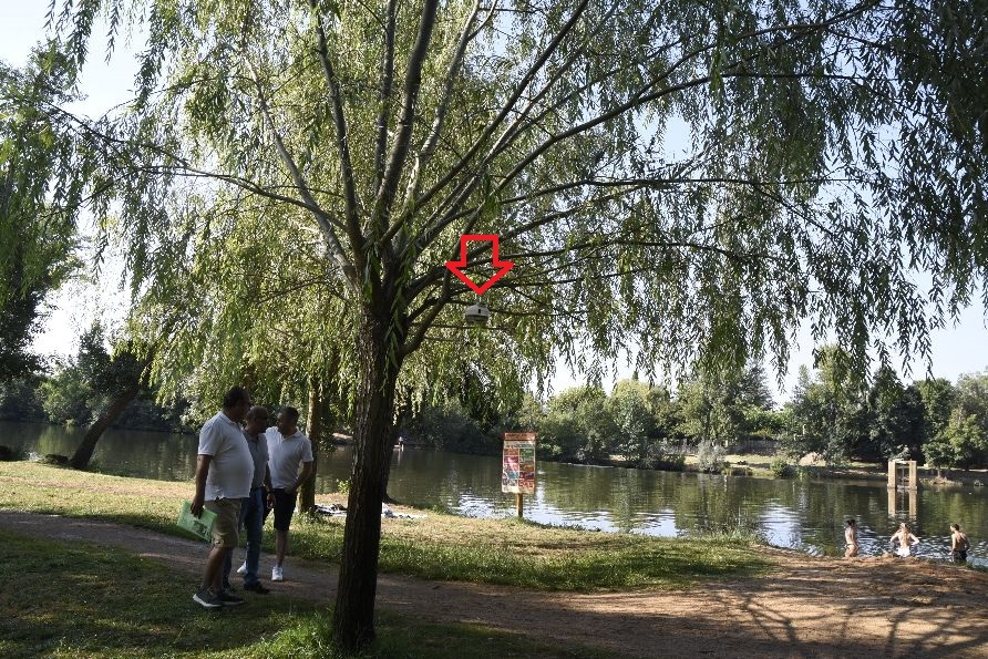 La Delegación de Medio Ambiente coloca trampas para insectos en el entorno de la zona de baño del Águeda