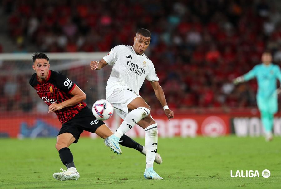 El debut de Mbappé en LaLiga acaba en pinchazo del Real Madrid en Son Moix (1-1)