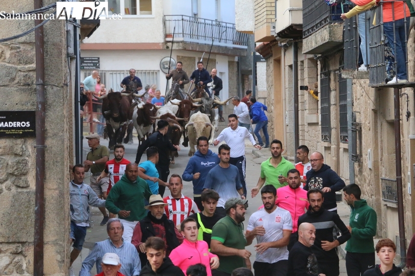 Bonito encierro de Valdeflores en Aldeadávila