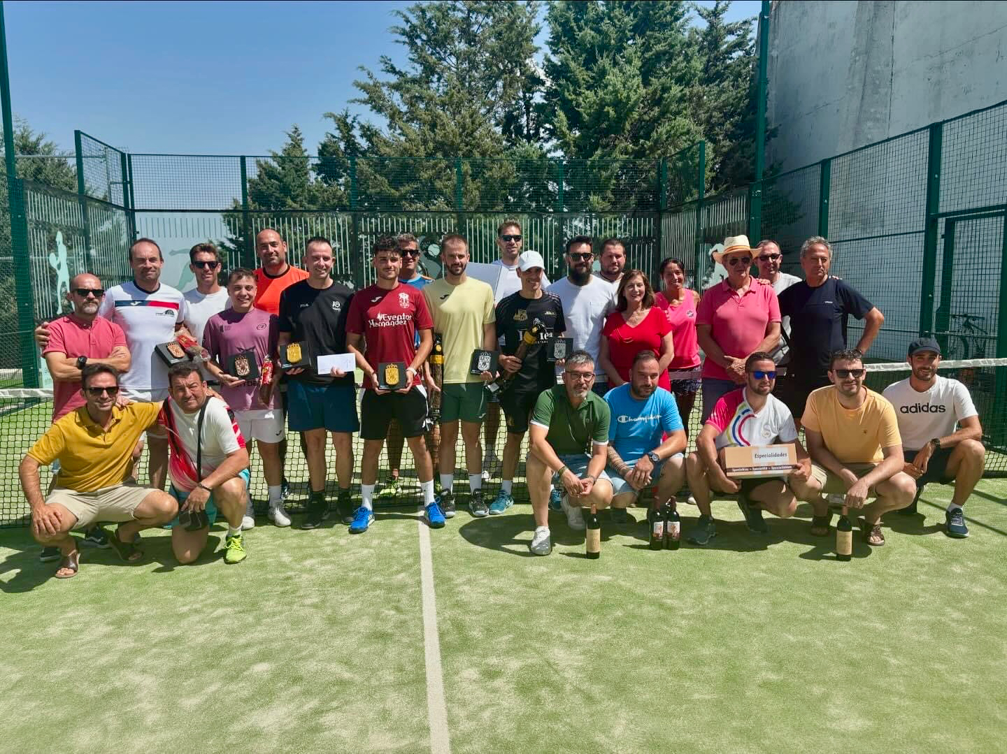 Javier Cabo y Pablo Domínguez, ganadores del IV Torneo de Pádel de Peñaranda, que se consolida como imprescindible en las pre-fiestas 