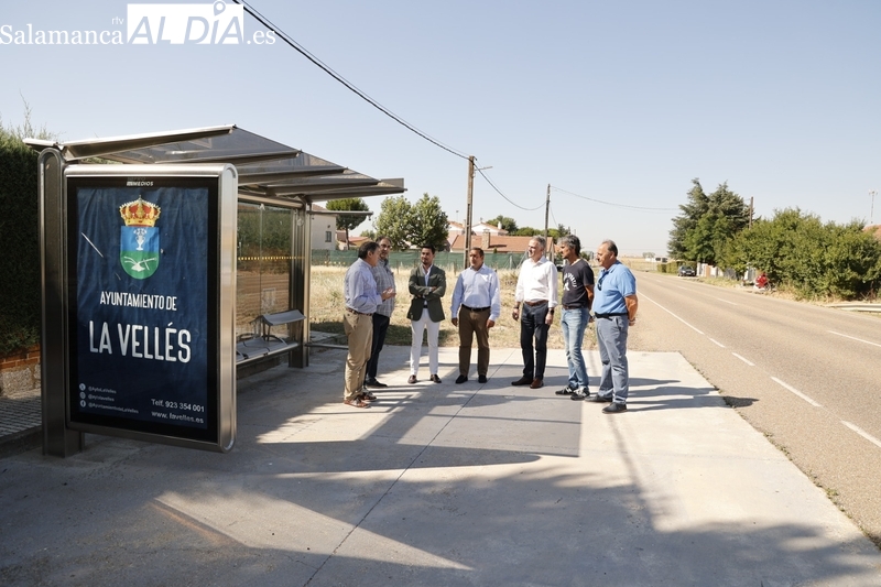 Obras en Cristóbal, Pedrosillo el Ralo, La Vellés y Macotera para mejorar la accesibilidad al transporte público