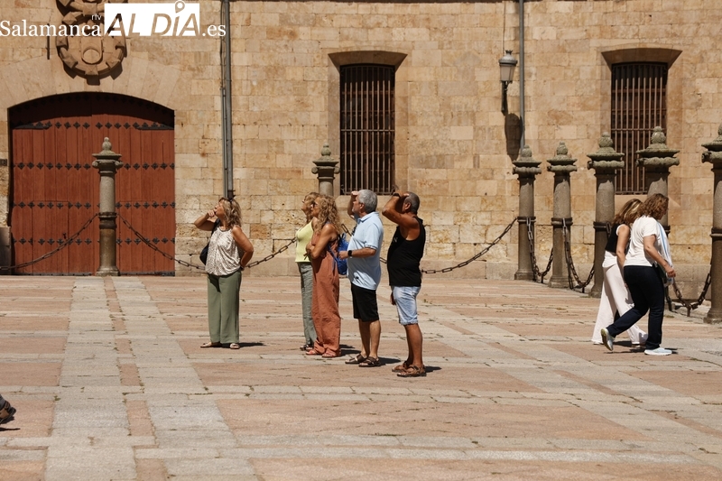 Así se hace turismo a más de 30ºC en Salamanca 