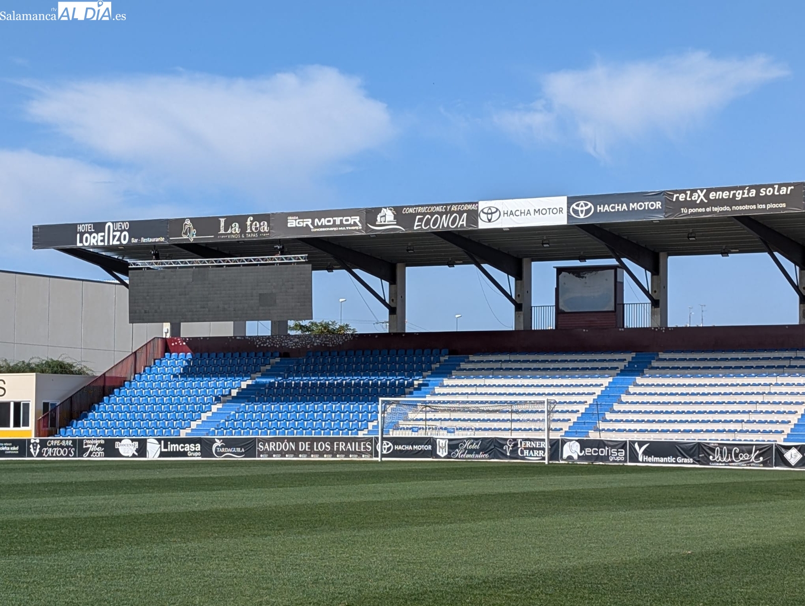 El Reina Sofía se pone guapo para la 24/25: los nuevos videomarcadores y las vallas LED ya son una realidad para Unionistas