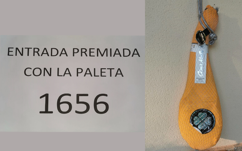 El Ayto. de Tenebrón busca al poseedor de la entrada de piscina premiada con una paleta de cerdo