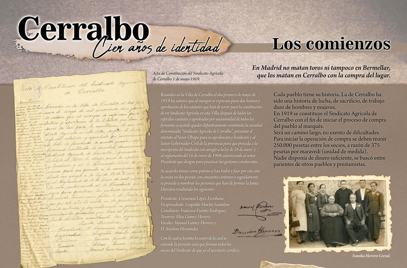 Una exposición y un audiovisual recogen el último siglo de historia de Cerralbo
