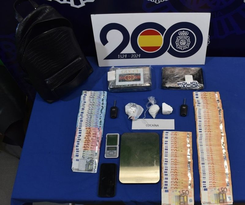 Detenido con casi dos kilos de cocaína para distribuirla en las fiestas de Salamanca