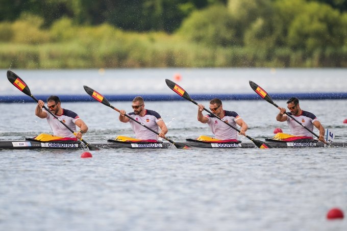 El K4 500 da otro bronce a España en un día histórico para Saúl Craviotto en los Juegos