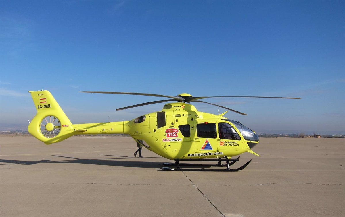 Evacúan en helicóptero a una senderista herida en un tobillo mientras realizaba la ruta El Chorrito en Salamanca