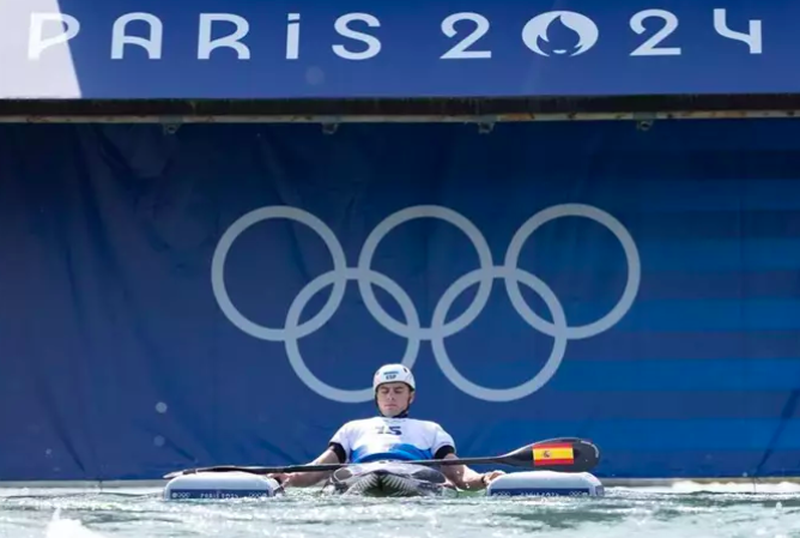 Pau Echaniz, medalla de bronce en K1 en París
