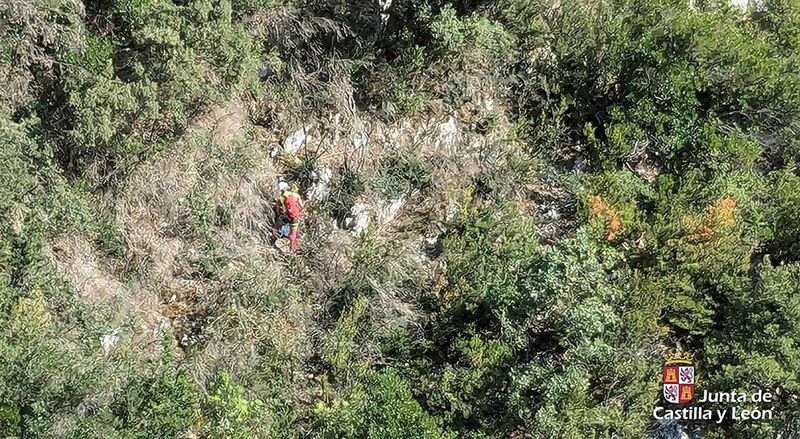 Rescatan a una montañera que se había extraviado en los alrededores del monte El Campanario, en Burgos