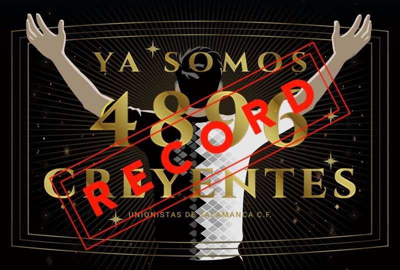 Unionistas bate su récord histórico de socios