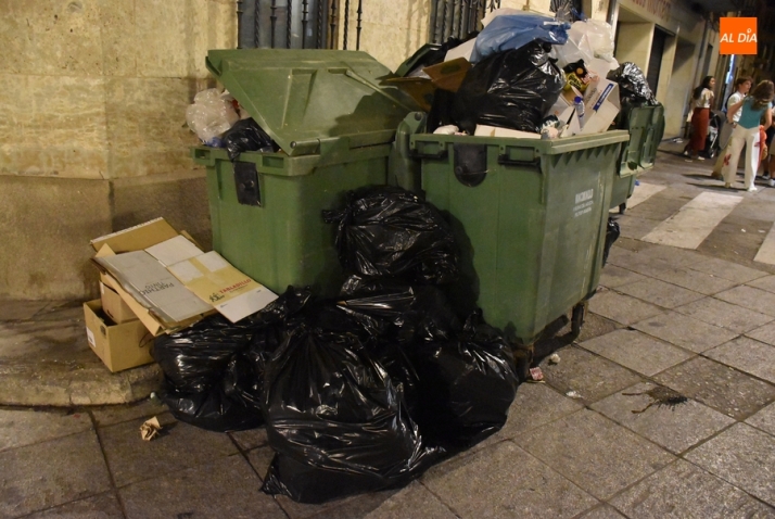 Recogidas tras el Martes Mayor unas 8-9 toneladas más de basura que un día normal de agosto