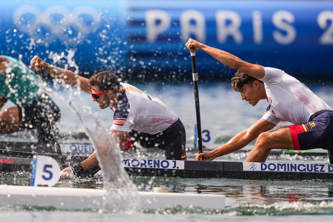 Diego Domínguez y Joan Antoni Moreno, bronce en C2 500 metros en París 2024