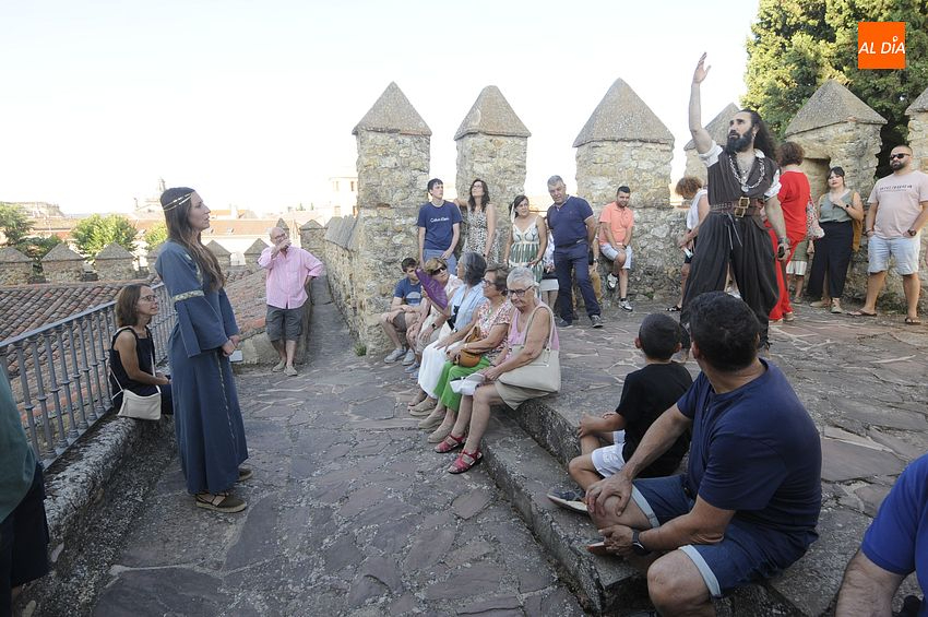 Concurrida visita teatralizada en el Parador de Ciudad Rodrigo