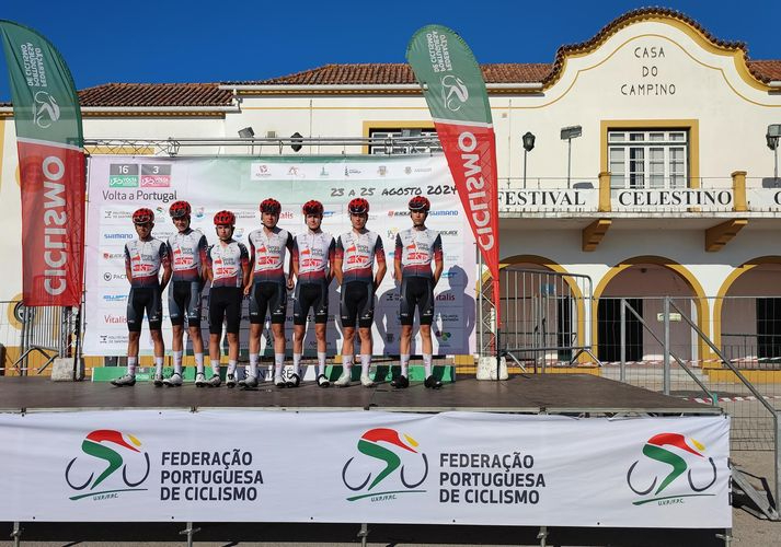 El equipo salmantino Siega Verde cierra su primera cita internacional en el top10 de la Vuelta a Portugal