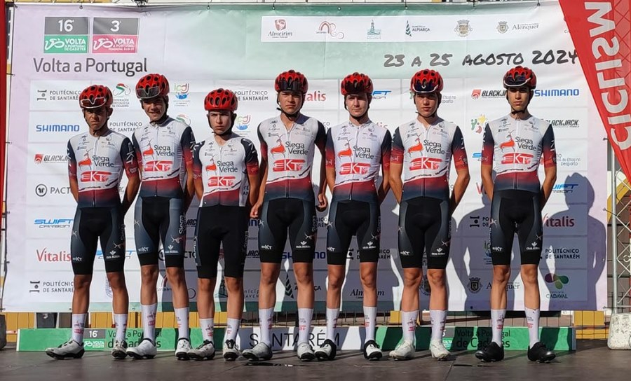 El Siega Verde queda 10º por equipos en su debut internacional en la Volta a Portugal