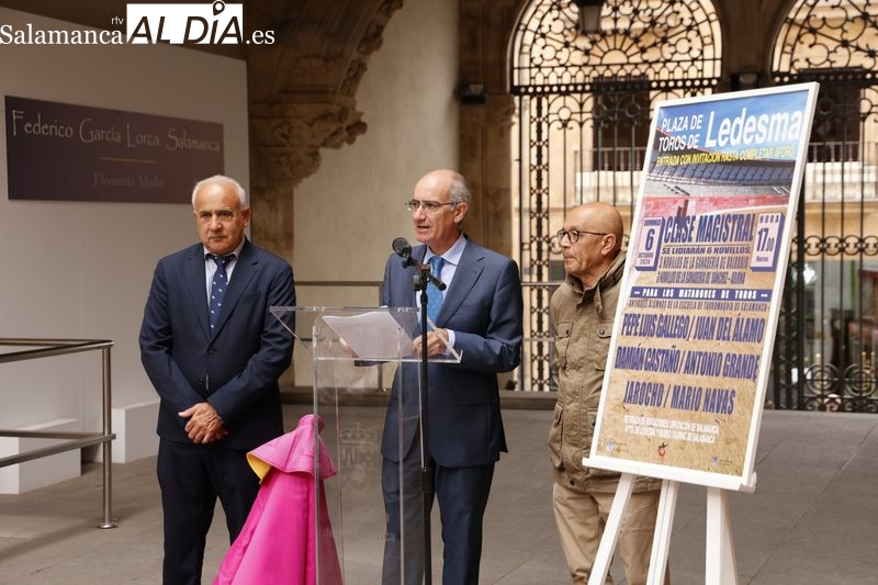 Todos los detalles de la clase magistral de tauromaquia que acogerá Ledesma 