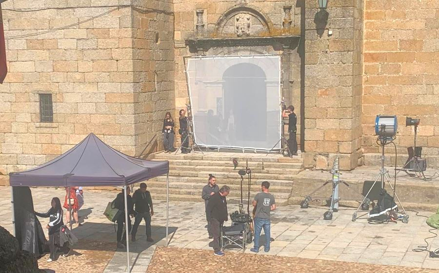 El rodaje de ‘La Bala’ de Carlos Iglesias llega a Fuenteguinaldo