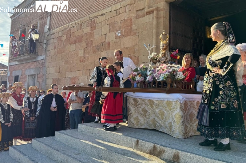 Villoria se vuelca con su querido pregonero ‘Cordo’ y la tradicional ofrenda floral a su patrona la Virgen de la Vega