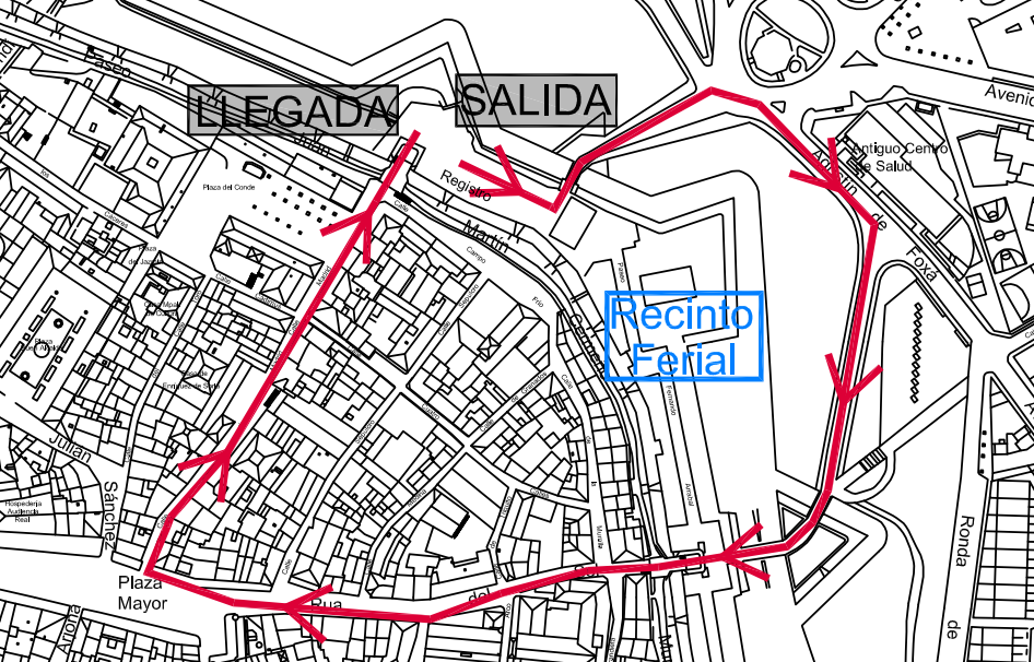 El ‘Circuito Centro Histórico’, novedad entre las rutas para los caballistas este fin de semana