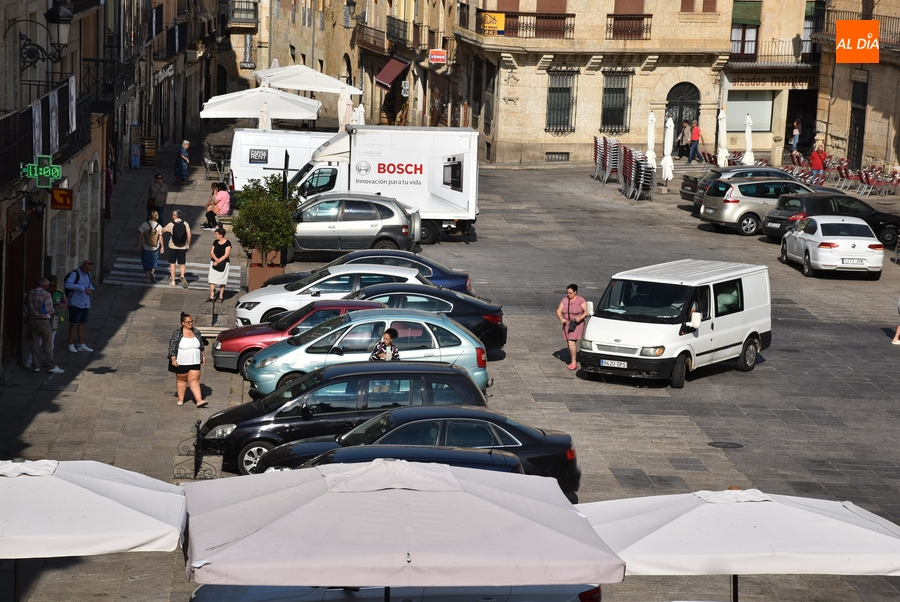 Los vehículos están de vuelta a la Plaza Mayor mirobrigense