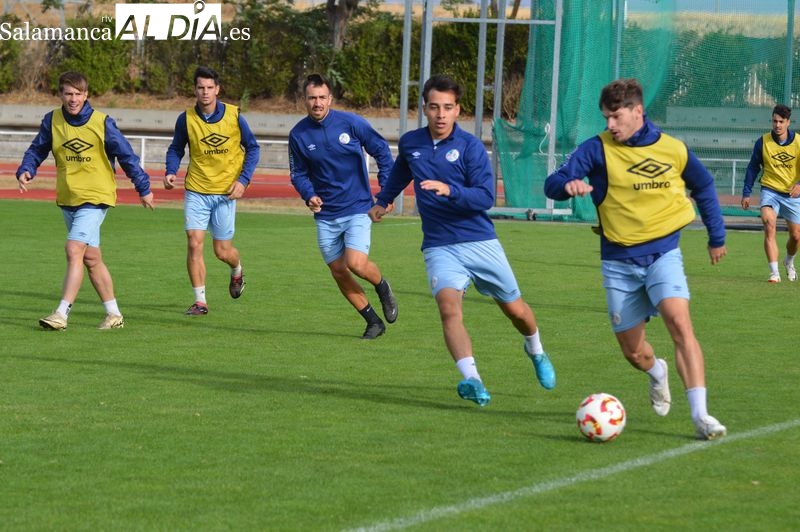 Juancho y Martín Galván hacen dupla en el Salamanca UDS pensando en Coruxo... y Jehu retoca la defensa ante las bajas