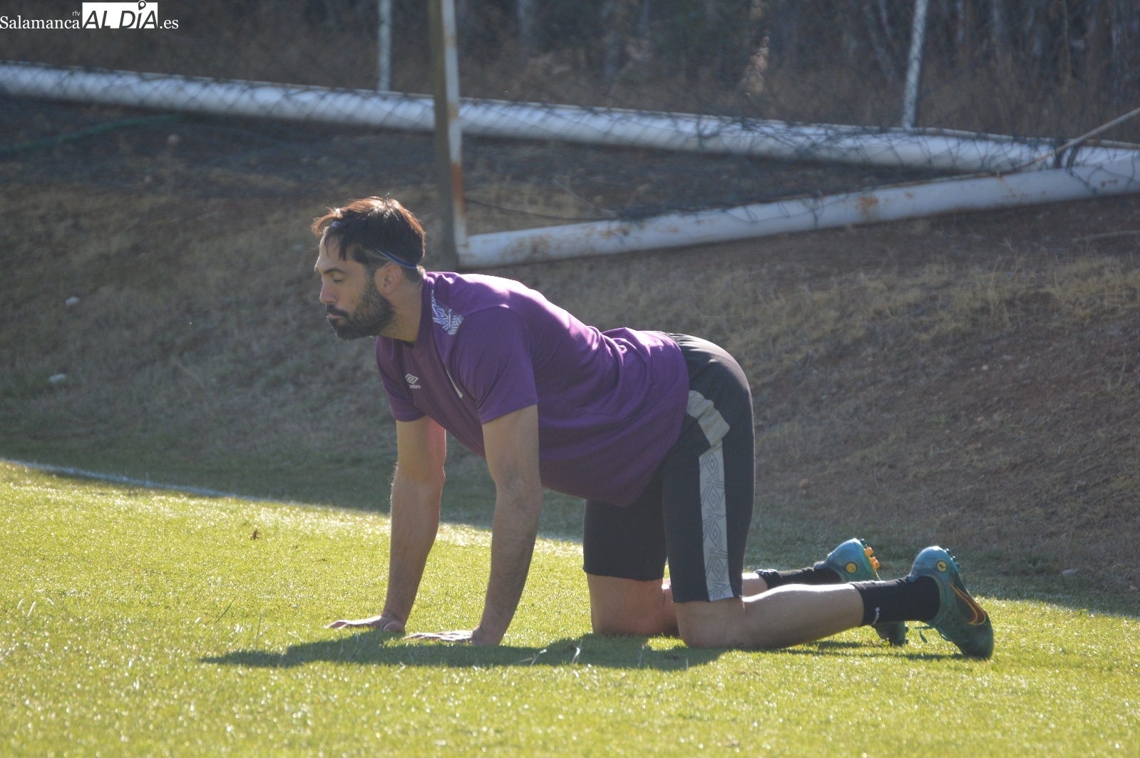 Caramelo no entrena y Jon se prueba en el Salamanca UDS a falta de una o dos semanas para estar OK