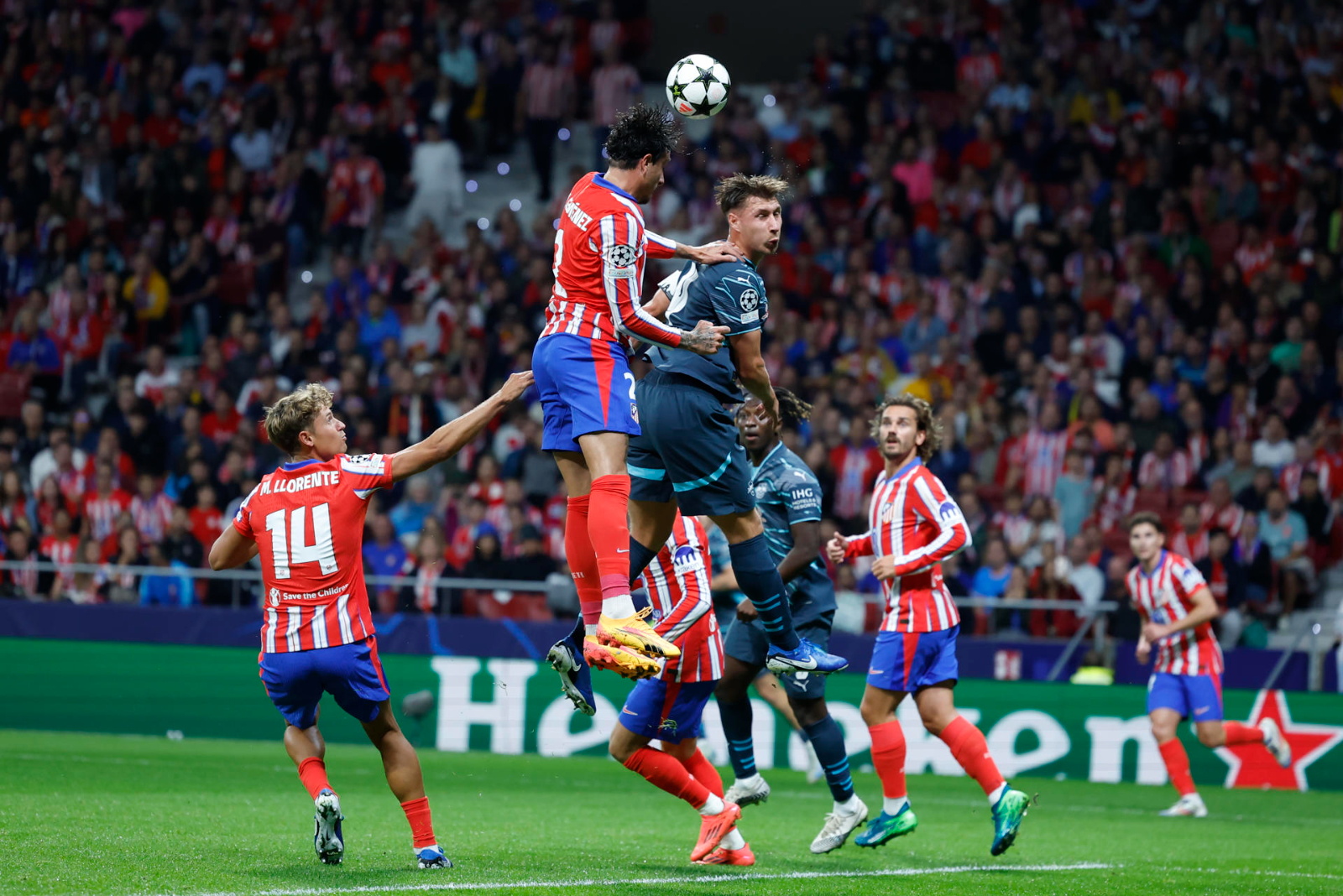 El Atleti no deja de creer y tumba al Leipzig en el minuto 90 (2-1)