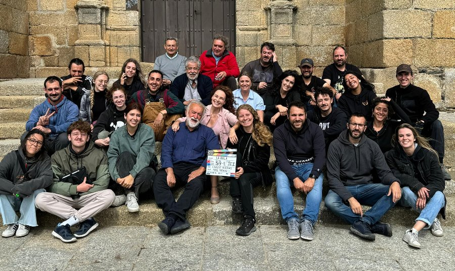 Carlos Iglesias agradece la hospitalidad de Miróbriga y Guinaldo durante su rodaje