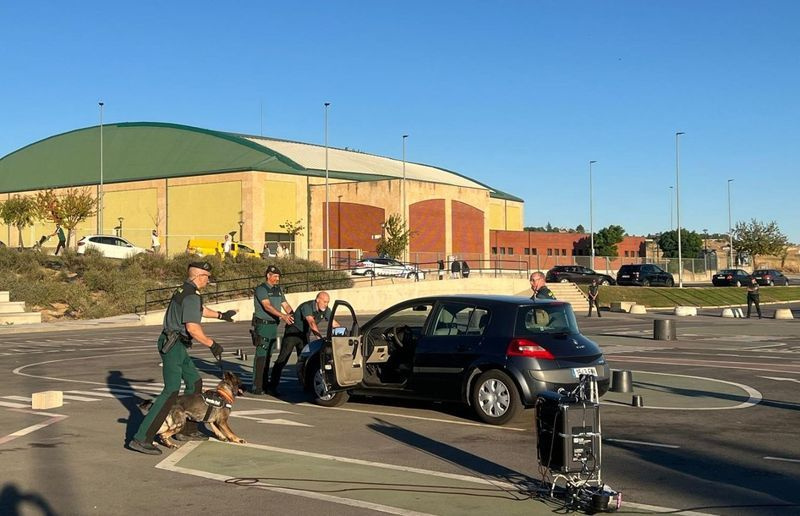 Gran exhibición canina de la Guardia Civil en Carbajosa