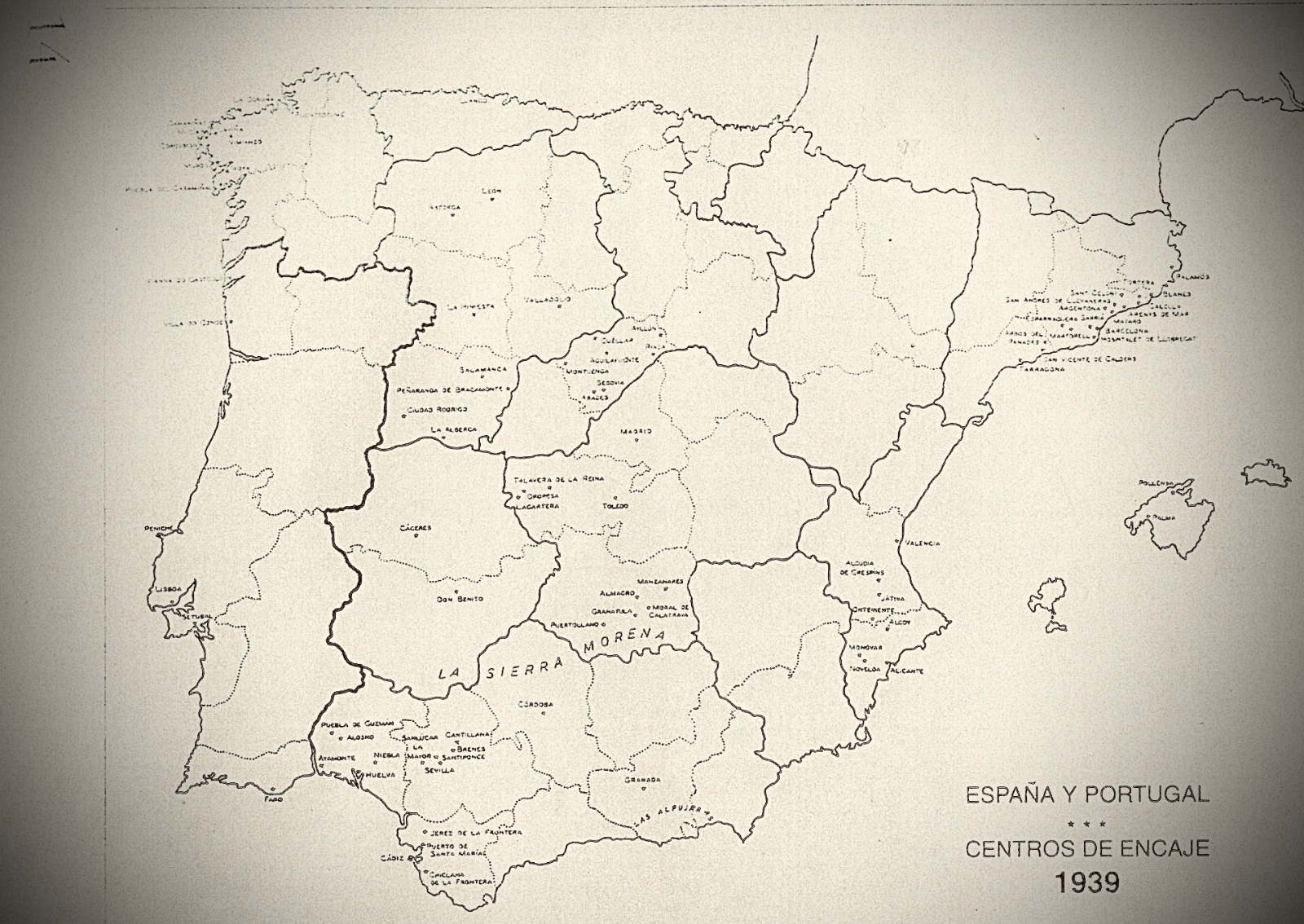 Peñaranda, La Alberca o Ciudad Rodrigo: El histórico mapa que sitúa la cuna del encaje de bolillos en tierras charras