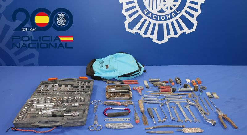 Pillan en Puente Ladrillo al ladrón que robó herramientas de una furgoneta unas horas antes