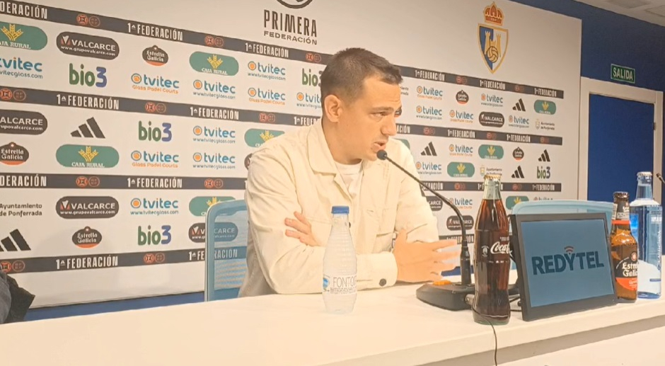 Llácer, tras la derrota de Unionistas en Ponferrada: Ha sido cruel y hemos hecho todo para no perder