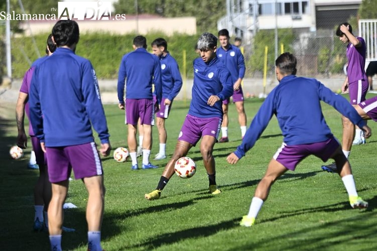 Ian y Gustavo, bajas en el entrenamiento del Salamanca UDS 