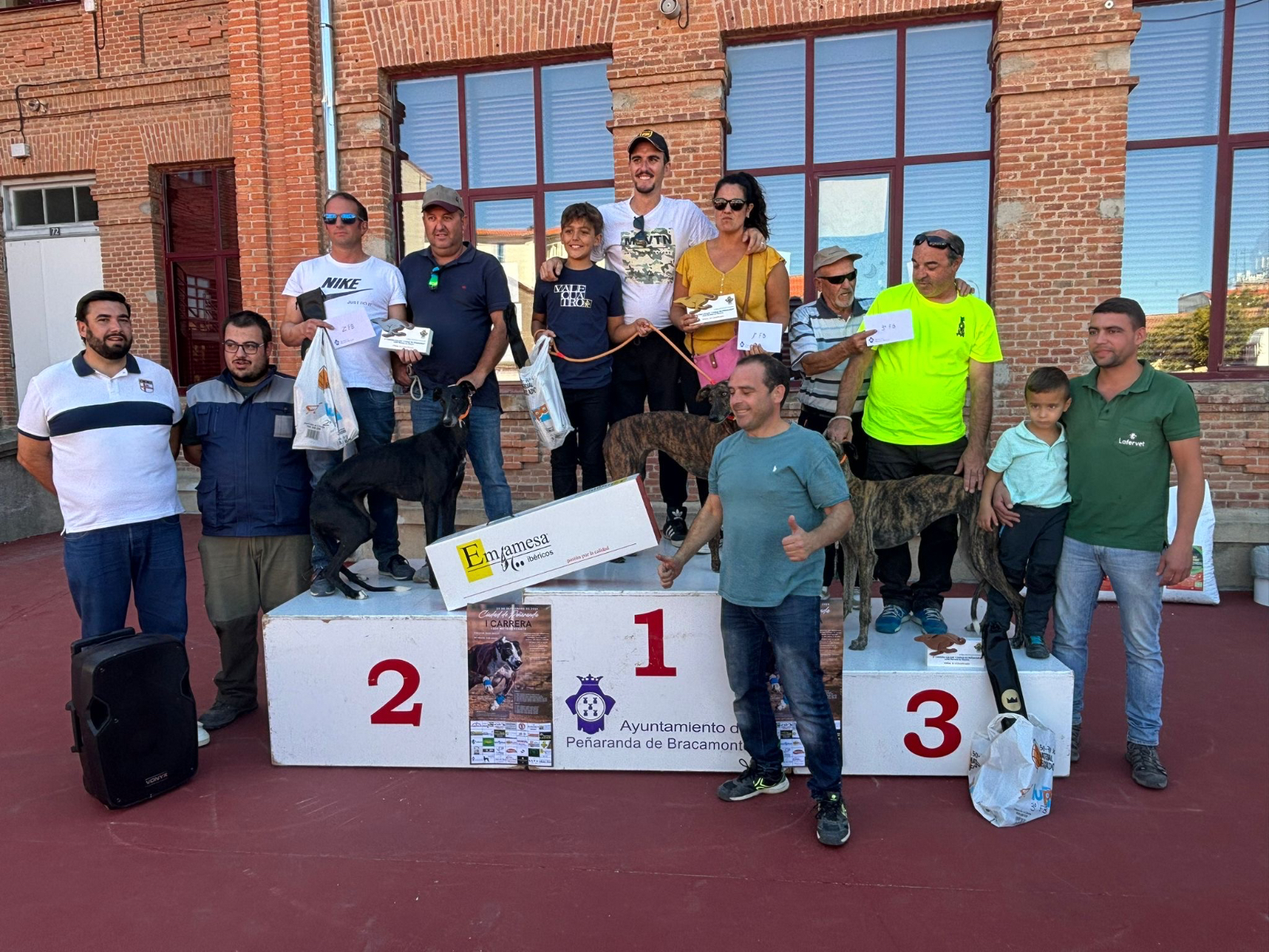 Exitoso estreno en las fiestas patronales para la I Carrera de galgos ‘Ciudad de Peñaranda’ 