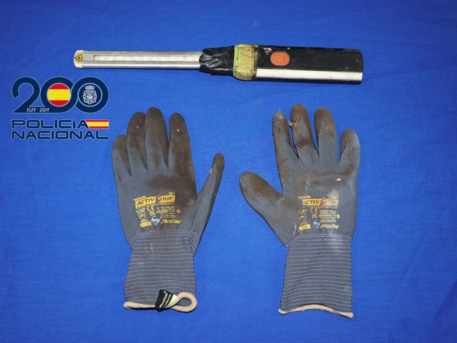 Detenido al tratar de sustraer del interior de un recinto vallado diverso material