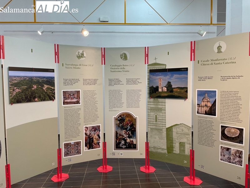 La exposición itinerante De los Alpes al Monferrato - Arte y Cultura del Piamonte Meridional llega a la Escuela de Arte de Salamanca