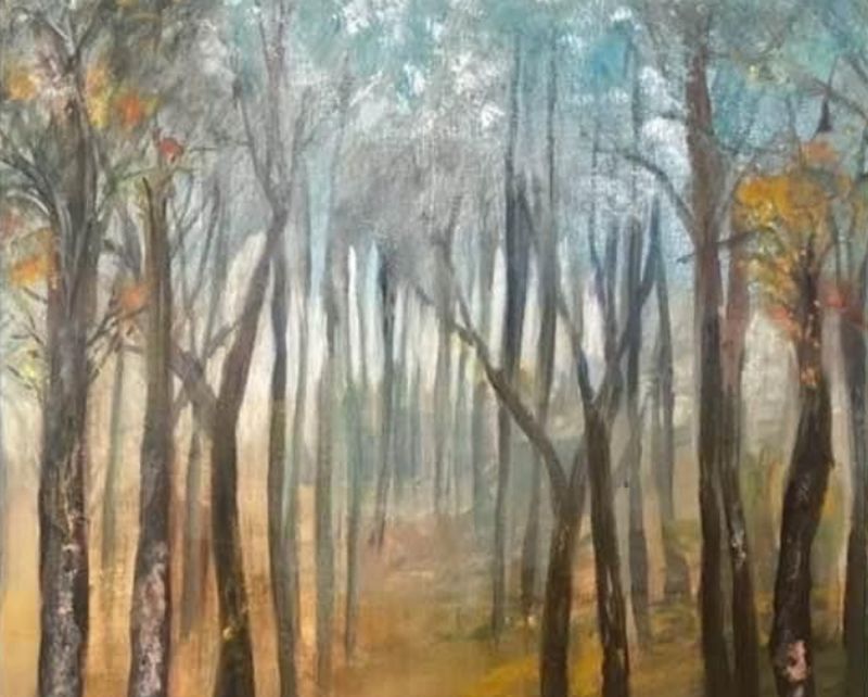 Esther Casares inaugura Mar interior en sala de exposiciones del Ayuntamiento de Zarapicos