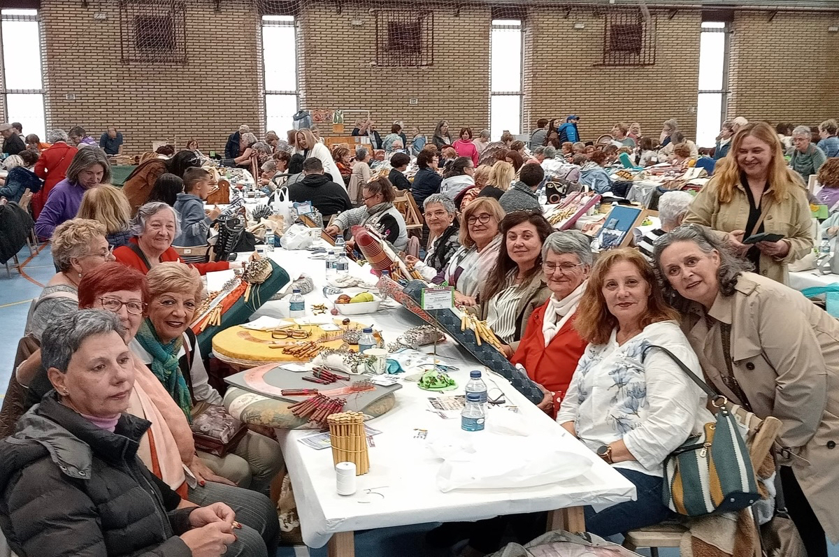 Encajeras de Peñaranda participan en el gran encuentro ‘Bolilla 2024’ de Valladolid