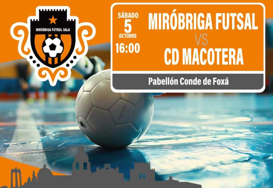 El Miróbriga Futsal juega este sábado en Conde de Foxá