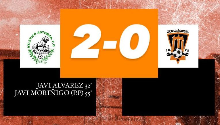 El líder no da opciones al primer equipo del Ciudad Rodrigo